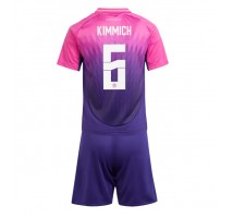 Niemcy Joshua Kimmich #6 Koszulka Wyjazdowa dzieci ME 2024 Krótki Rękaw (+ krótkie spodenki)
